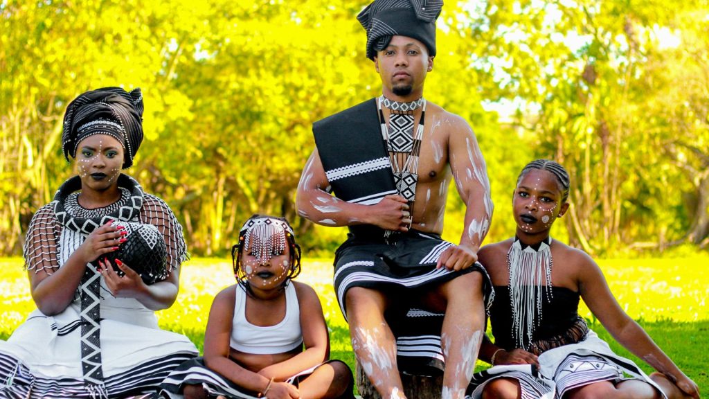 African family preserving cultural heritage across generations
